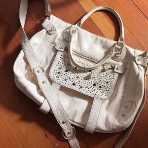 Steve Madden studded crossbody hobo bag